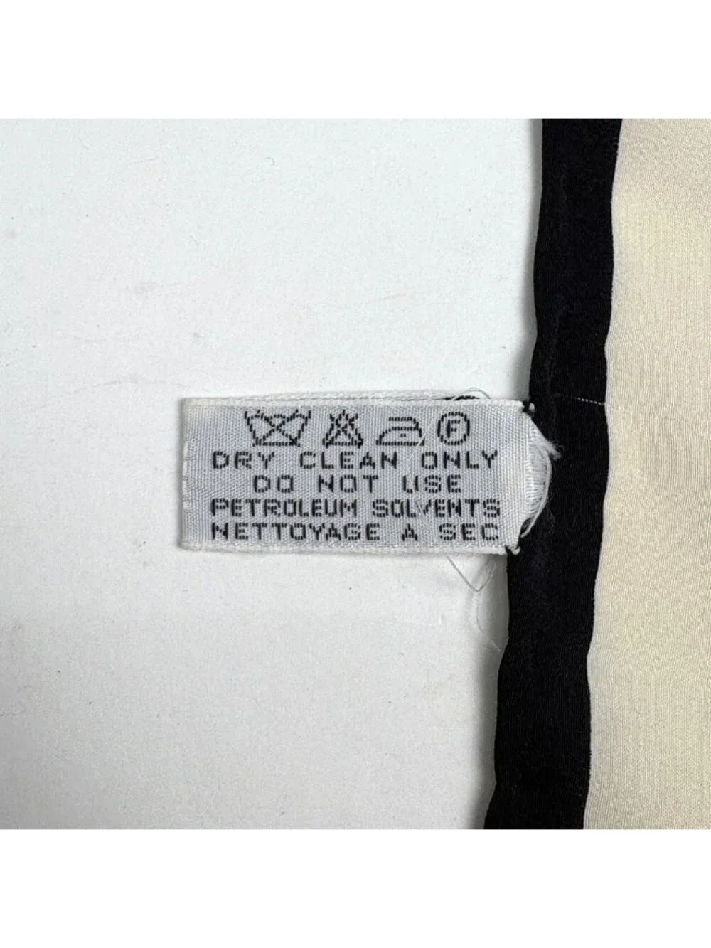 Chanel CC Logo Scarf Silk Blue Black Multicolor